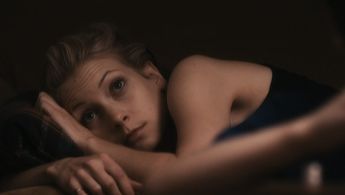 Actress Anna Moore filming 'Fighting Fish' from Director Annette Apitz.