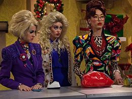 Madison Hu, DeVore Ledridge, and Olivia Rodrigo in Bizaardvark (2016)