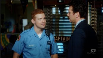 Chris Kimball and Hayes MacArthur in Angie Tribeca and Murder Gras