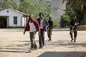 Tyron Ricketts and Ibrahima Sanogo in Leipzig Homicide (2001)