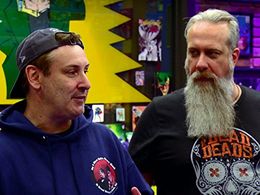 Walter Flanagan and Bryan Johnson in Comic Book Men (2012)