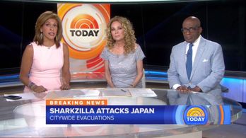 Kathie Lee Gifford, Al Roker, and Hoda Kotb in Sharknado 5: Global Swarming (2017)