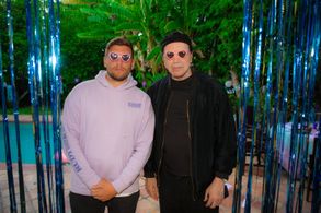 Chazz Palminteri & Chris Distefano by Mike Lavin