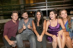 Ofer Shechter, Agam Rudberg, Avigail Harari, Maisa Abd Elhadi, and Adi Kvetner at an event for Temporarily Dead (2014)