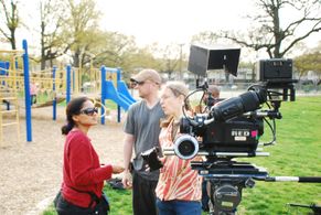 Camera Department on the Set of Nocturnal Agony