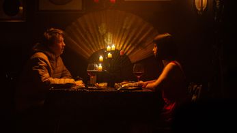 Thomas Mann and Rosa Salazar in 