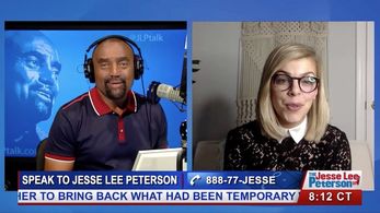 The Jesse Lee Peterson Show on Newsmax TV, interview with Allie Stuckey