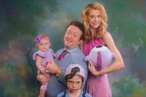 Still of Asher Miles Fallica, Dawn Luebbe, Neil Casey in Greener Grass