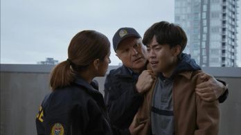 Still of Steven Huy, Supinder Wraich and Enrico Colantoni in Allegiance