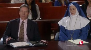 Robert C. Treveiler and Rebecca Bujko in Drop Dead Diva (2009)