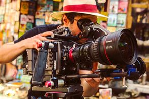 Anthony filming the Moroccan Episode of Photo Number 6