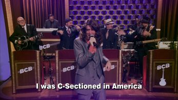 Scott Healy, Mike Merritt, Richie 'La Bamba' Rosenberg, Brian Stack, Jerry Vivino, Jimmy Vivino, James Wormworth, and Ji