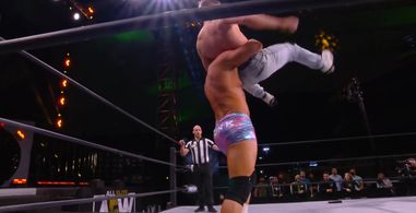 James Cipperly and Ryan Nemeth in AEW Dark: Elevation (2021)