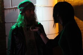 actor Bryan David playing rocker character 
