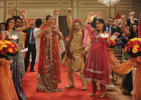 Satya Bhabha and Hannah Simone in New Girl (2011)