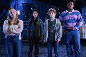 Momona Tamada, Walker Scobell, Keith L. Williams, and Abby James Witherspoon in Secret Headquarters (2022)