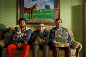 Adrian Titieni, Gheorghe Ifrim, and Sergiu Costache in Domestic (2012)