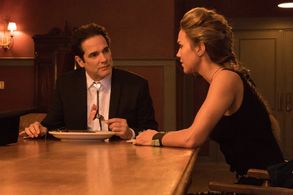 Arielle Kebbel and Yul Vazquez in Midnight, Texas (2017)