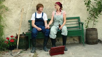 Rosalie Thomass and Golo Euler in The Last Pig (2016)