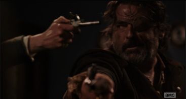 Angus Macfadyen and Nick Westrate in TURN: Washington's Spies (2014)