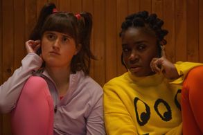 Seraphina Beh and Ella Bruccoleri in Polite Society (2023)