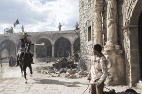 Olivier Martinez and Harding Junior in Texas Rising (2015)