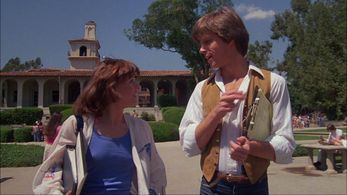 Rebecca Balding and Steve Doubet in The Silent Scream (1979)