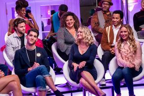 Teri Polo, Piper Perabo, Raymond Cham Jr., Comfort Fedoke, Simone Recasner, Jon Rudnitsky, and Adam Kaplan in The Big Le