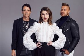 Vince Harder, Kimbra, and Nathan King in Popstars (1999)