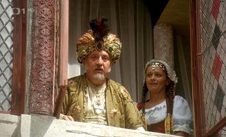 Ljuba Krbová and Marián Labuda in Ruffiano and Sweeteeth (1997)