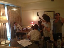 Filming for Detective Beresford