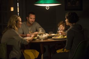 Jordana Spiro, Sullivan Stapleton, Jaimie Alexander, and Logan Smith in Blindspot (2015)