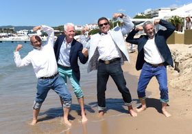 Arnold Schwarzenegger and Jean-Michel Cousteau