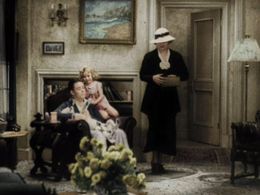 Shirley Temple, Helene Chadwick, and Frank Coghlan Jr. in Merrily Yours (1933)