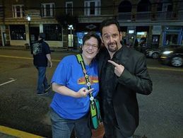 Laura Dobberstein and Scott Schiaffo seen attending a screening of 