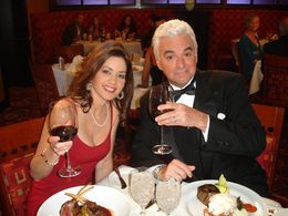 On set, Deprise Brescia and John O'Hurley