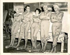 Charlotte Alpert, Faith Domergue, Jeff Morrow, and Rex Reason in This Island Earth (1955)
