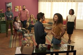Daniel Franzese, Sharon Leal, Kyla Pratt, Alexis Carra, Jessica Sula, Sebastian De Souza, and David Witts in Recovery Ro