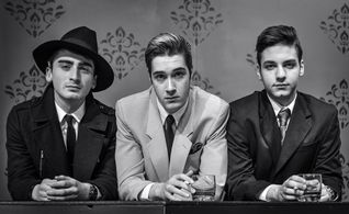 Ehren with his costars in Powdered Love