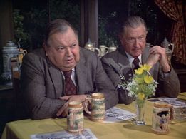 Leon Askin and Carl Esmond in The Hardy Boys/Nancy Drew Mysteries (1977)