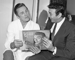 Kirk Douglas and Ed Ames