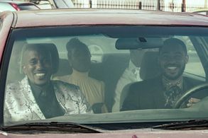 DomiNque Perry, Langston Kerman, Chris Redd, Jak Knight, and Sam Jay in Bust Down (2022)