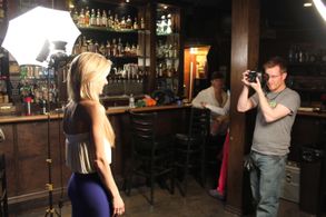 Behind the scenes with Nikki BreAnne Wells filming Wingmen
