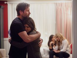 David Duchovny, Natascha McElhone, Pamela Adlon, and Madeleine Martin in Californication (2007)