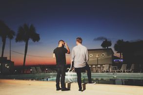 Preparing for the first shot of 