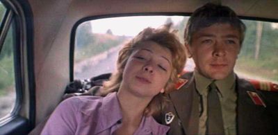 Lena Zhanik and Sergei Prokhanov in Molodaya zhena (1979)