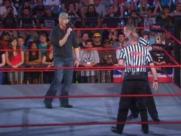 Earl Hebner, Brian Hebner, and Ken Anderson in TNA iMPACT! Wrestling (2004)