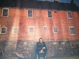 Michael Taylor on the set of AMC's TURN: Washington's Spies