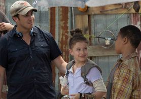 Addison Holley- On the set of 