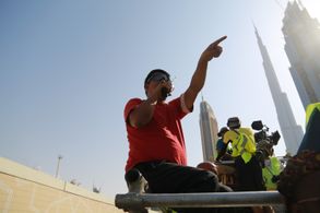 Shooting in Dubai - Kungfu Yoga